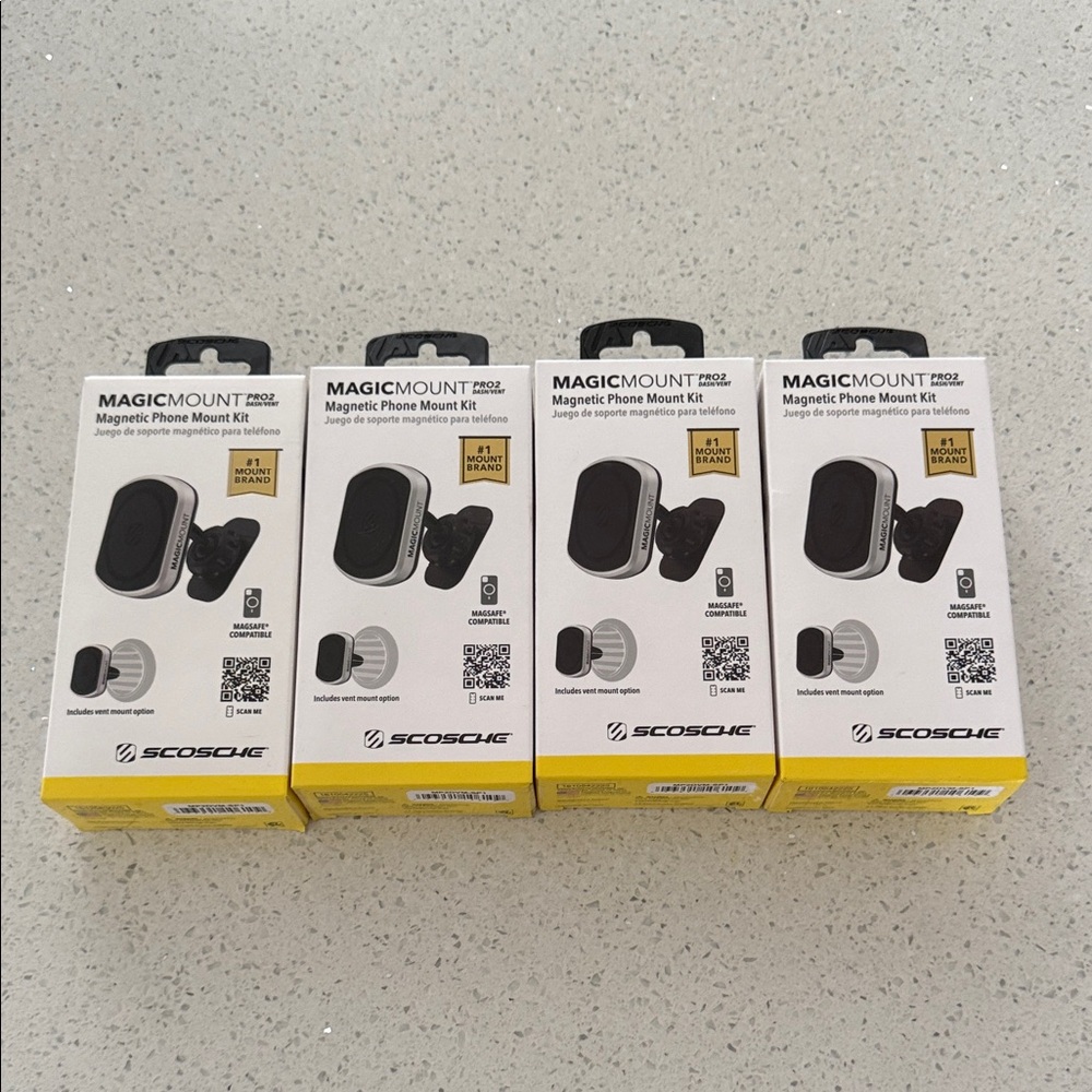 MagicMount Pro2 Magnetic Phone Mount Kit - Black